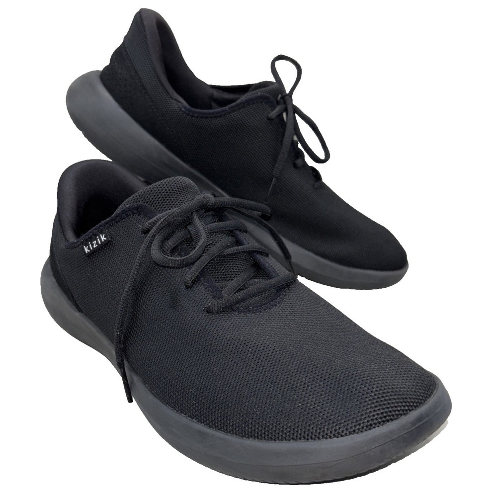 Kizik Madrid Eco-Knit Sneaker‎ Mens Size 12 Black Hands Free 13VT DMADBK02-1D